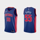 Men & Youth  luka garza pistons 55 Jersey blue