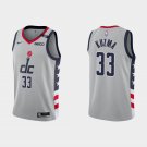 Men &  Youth  Kyle Kuzma wizards 33 city  jersey gray