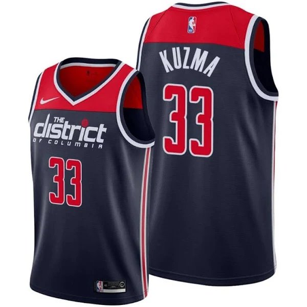Men / Youth Kyle Kuzma wizards 33  jersey blue