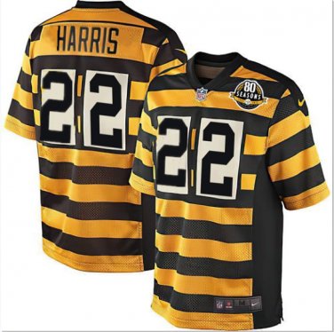 Men & Youth najee harris steelers 22 80th bumblebee jersey