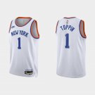 Men's & Youth Obi Toppin Knicks #1 classic jersey white