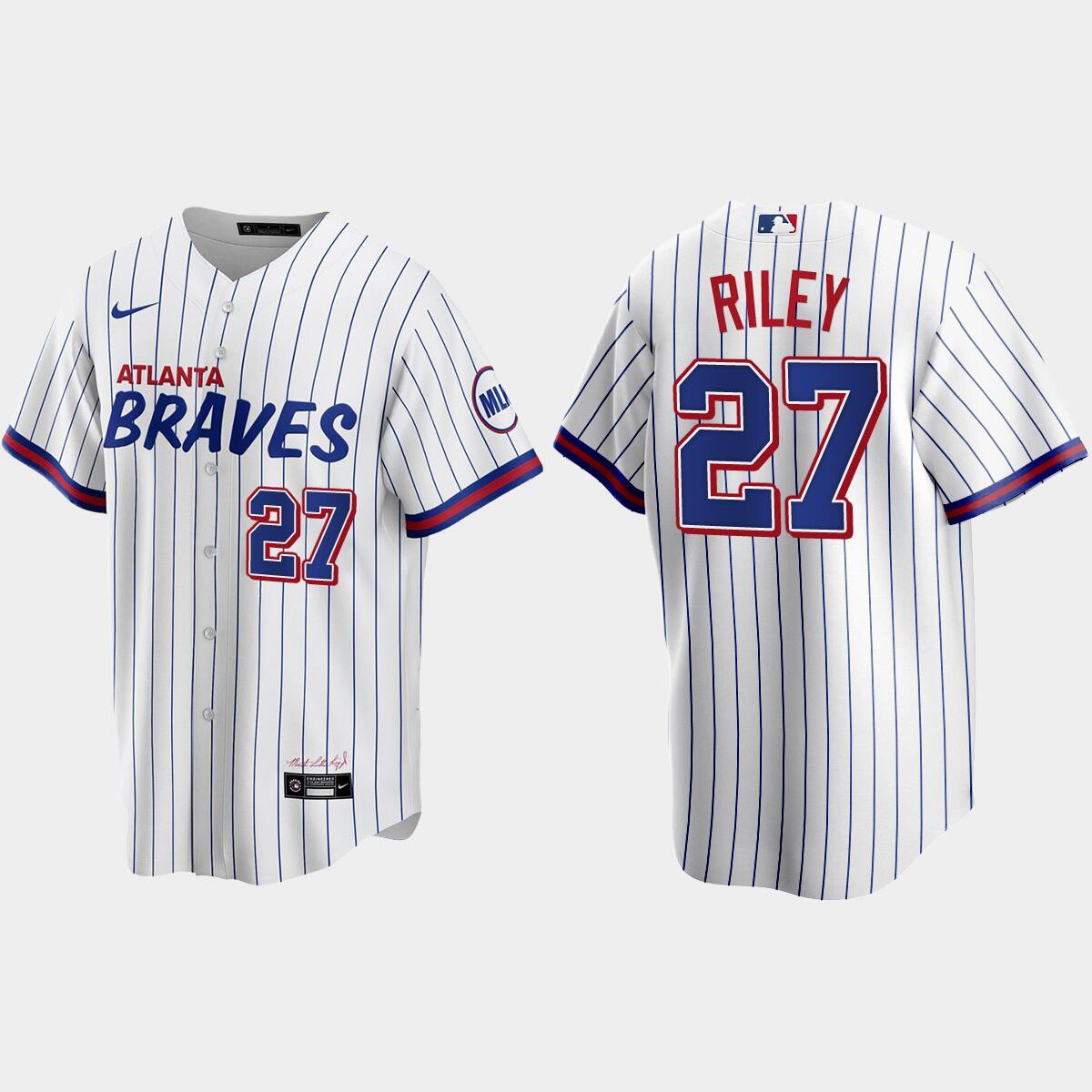 Youth Austin Riley Atlanta Braves City Connect Player Jersey S,M,L XL  Stitched.