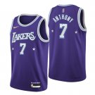 Men & Youth Carmelo Anthony lakers city jersey purple