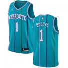 Men & Youth muggsy bogues hornets 1 icon jersey  teal