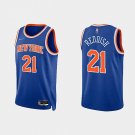 Men & Youth Cam Reddish Knicks 21 icon jersey blue