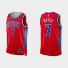 Men & Youth Killian Hayes Pistions #7 75th anniversary city jersey red