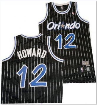 Men's Dwight Howard Orlando Magic 12 throwback jersey black