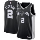 Men & Youth Kawhi Leonard Spurs 2 icon jersey black