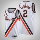 Men / Youth Clippers #2 Kawhi Leonard  buffalo braves Jersey White
