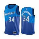 Men & Youth giannis antetokounmpo Milwaukee Bucks 34  city  jersey blue