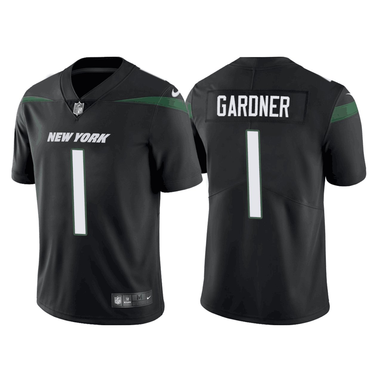 Men / Youth Ahmad Gardner jets 1 color rush jersey black