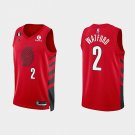 Men's Blazers #2 Trendon Watford Jersey Red Statement Edition