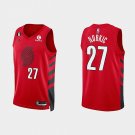 Men's Blazers #27 Jusuf Nurkic Jersey Red Statement Edition