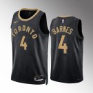 Men's Raptors #4 Scottie Barnes City Jersey Black 2023