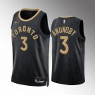 Men's Raptors #3 O.G.Anunoby City Jersey Black 2023