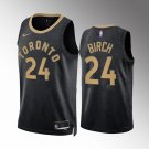 Men's Raptors #24 Khem Birch City Jersey Black 2023