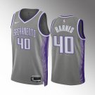 Men's Kings #40 Harrison Barnes City Jersey Grey 2023