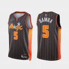 Men's Youth Magic #5 Mohamed Bamba City Jersey Navy 75th Anniversary