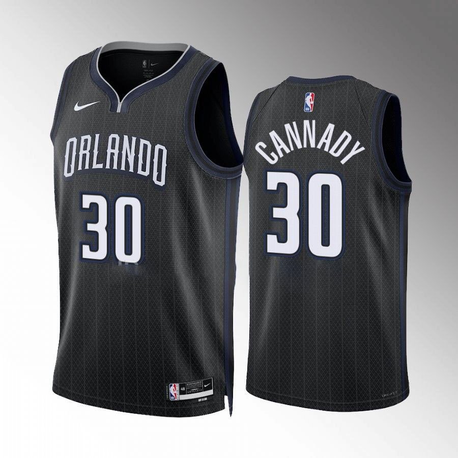 Men's Magic #30 Devin Cannady City Jersey Black 2023