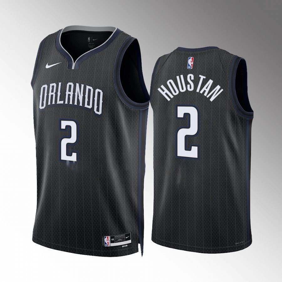 Men's Magic #2 Caleb Houstan City Jersey Black 2023