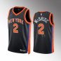 Men's Knicks #2 Miles Mcbride City Jersey Black 2023