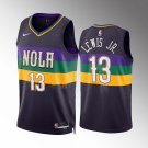 Men's Pelicans #13 Kira Lewis Jr. City Jersey Purple 2023