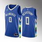 Men's Bucks #0 Marjon Beauchamp City Jersey Blue 2023