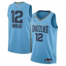 Men's Memphis Grizzlies #12 Ja Morant Jersey Light Blue 2023