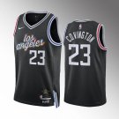 Men's Clippers #23 Robert Covington City Jersey Black 2023
