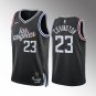 Men's Clippers #23 Robert Covington City Jersey Black 2023