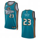 Men's Pistons #23 Jaden Ivey MN Jersey Green
