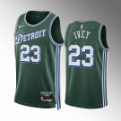 Men's Pistons #23 Jaden Ivey City Jersey Green 2023