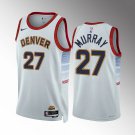 Men's Denver Nuggets #27 Jamal Murray City Edition Jersey White