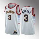 Men's Denver Nuggets #3 Bones Hyland City Jersey White 2023