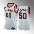 Men's Denver Nuggets #50 Aaron Gordon City Jersey White 2023