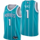 Men's Charlotte Hornets #1 LaMelo Ball Teal Icon Jersey Green