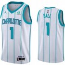 Men’s Charlotte Hornets LaMelo Ball #1 Jersey White