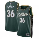 Men's Celtics #36 Marcus Smart City Jersey Green 2023