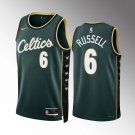Men's Celtics #6 Bill Russell City Jersey Green 2023