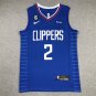 Men's Clippers #2 Kawhi Leonard Blue Jersey Icon Swingman 2023
