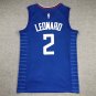 Men's Clippers #2 Kawhi Leonard Blue Jersey Icon Swingman 2023