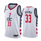 Men's Wizards #33 Kyle Kuzma City Edition Jersey White