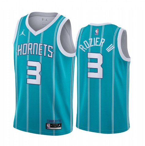 Men & Youth #3 Terry Rozier III Charlotte Icon Edition Green Jersey