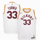 Men's & Youth Indiana Hickory #33 Myles Turner Swingman Jersey White