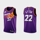 Men's & Youth Suns #22 DeAndre Ayton Throwback Basketball Classic Jersey Purple