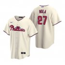Men's Womens Youth Phillies #27 Aaron Nola Player Jersey Cream