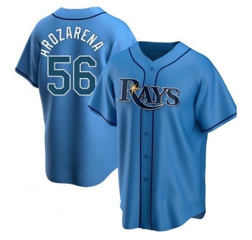 Mens Womens Youth TBR Randy Arozarena Player Jersey Blue