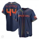 Mens Womens Youth Astros #44 Yordan Alvarez City Cool Base Jersey Navy