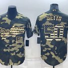 Men's Dodgers #50 Mookie Betts Camouflage Jersey USA Flag