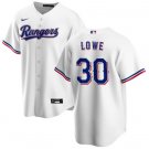 Men's Womens Youth Rangers #30 Nathaniel Lowe Player Jersey White